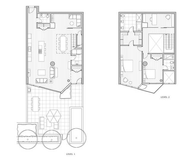 Typical 1 Bedroom floorplan